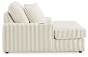 Lindyn Ivory Chaise - Gate FurnitureChaise