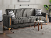 Line Elf Convertible Loveseat in Dark Grey - 200-ELIF-LIN-A159-2