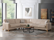 Line Sectional Sofa in Beige - 200-ELIF-LIN-A156-S