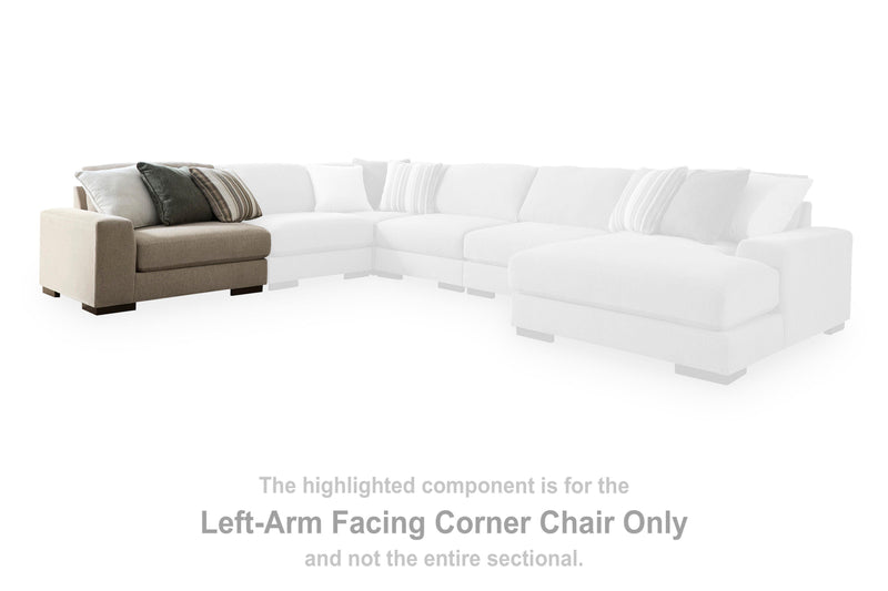 Linenhause Dune Left-Arm Facing Corner Chair - 3180364
