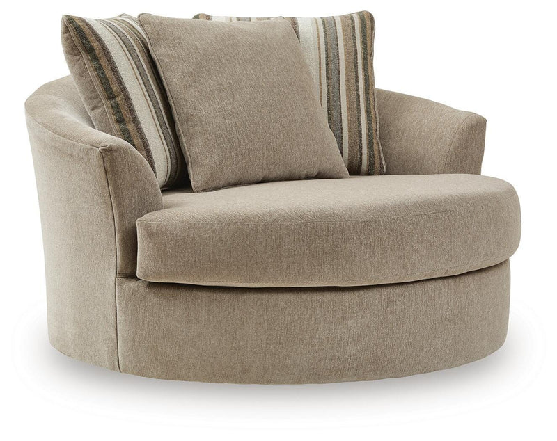 Linenhause Dune Oversized Swivel Accent Chair - 3180321