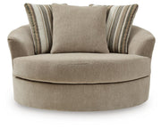 Linenhause Dune Oversized Swivel Accent Chair - 3180321