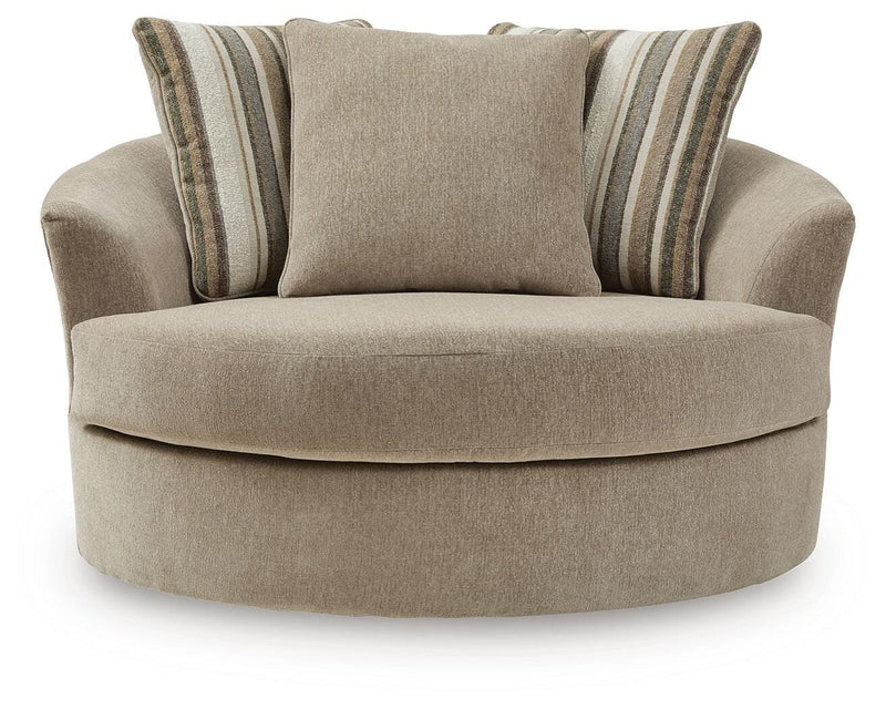 Linenhause Dune Oversized Swivel Accent Chair - 3180321