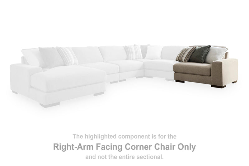 Linenhause Dune Right-Arm Facing Corner Chair - 3180365
