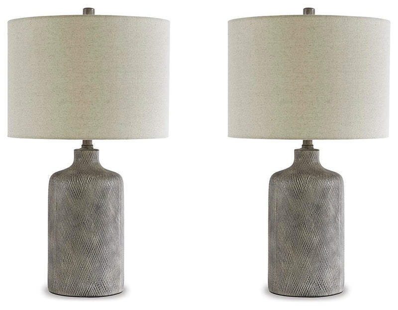 Linus Antique Black Table Lamp (Set of 2) - L117964X2