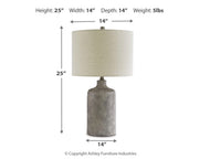 Linus Antique Black Table Lamp (Set of 2) - L117964X2