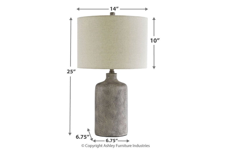 Linus Antique Black Table Lamp - Gate FurnitureTable Lamp