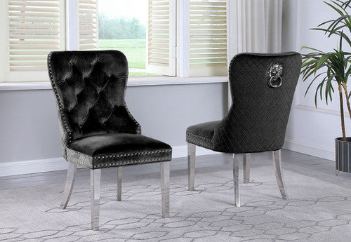 LION 6087 SILVER-BLACK, Set of 2 - LION 6087 SILVER-BLACK