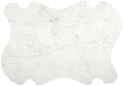 Liona Marble And Acacia Wood Coffee Table in White - 775White-CT