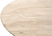 Liona Marble And Mango Wood Coffee Table in Beige - 774Beige-CT