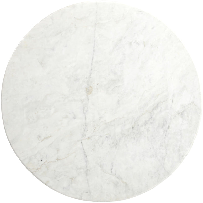 Liona Marble And Mango Wood Coffee Table in White - 774White-CT