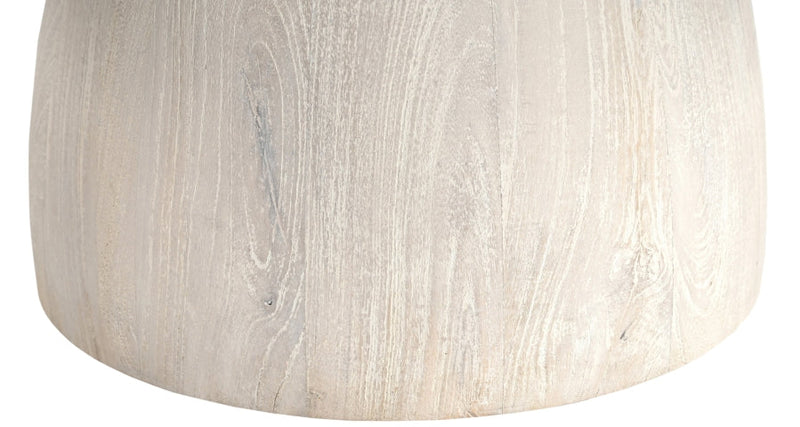 Liona Marble And Mango Wood Coffee Table in White - 774White-CT