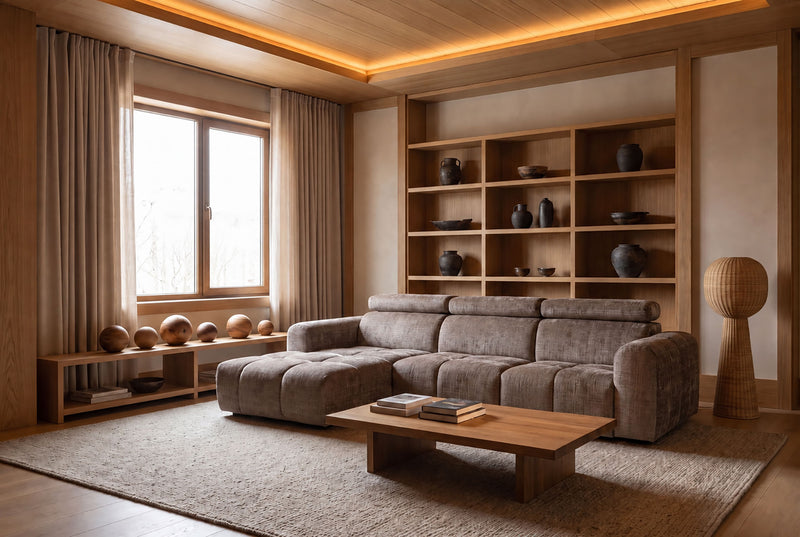 Lirra Sectional W/Bed Set - p14464