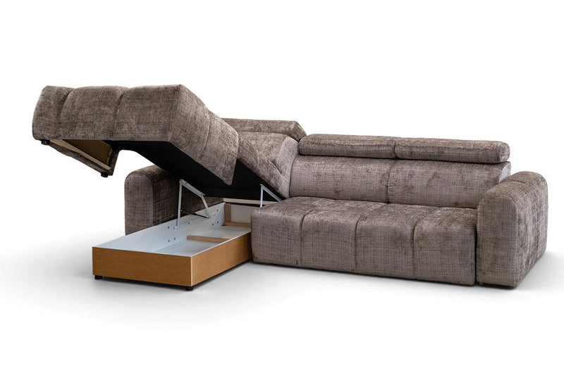 Lirra Sectional W/Bed Set - p14464