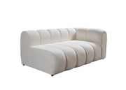 Lis Ivory Boucle LAF 115" Sectional - LISIV-LSEC
