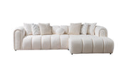 Lis Ivory Boucle RAF Sectional [ETA: 4/20] - Gate FurnitureSectional