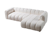Lis Ivory Boucle RAF Sectional [ETA: 4/20] - Gate FurnitureSectional
