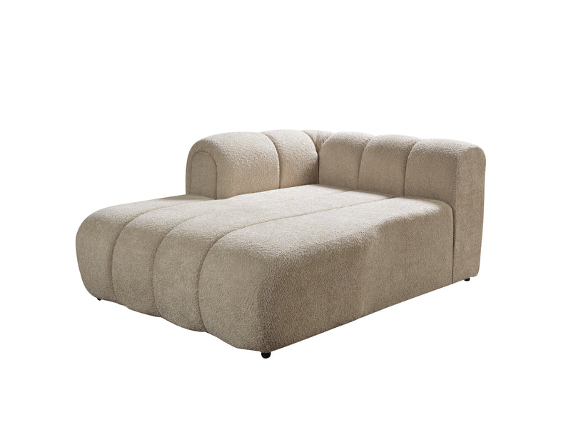 Lis Sand Boucle LAF 115" Sectional [ETA: 3/15] - Gate FurnitureSectional