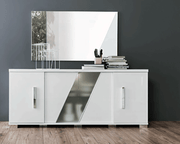Lisa 4 Door Buffet W/Mirror Copy Set - p14241