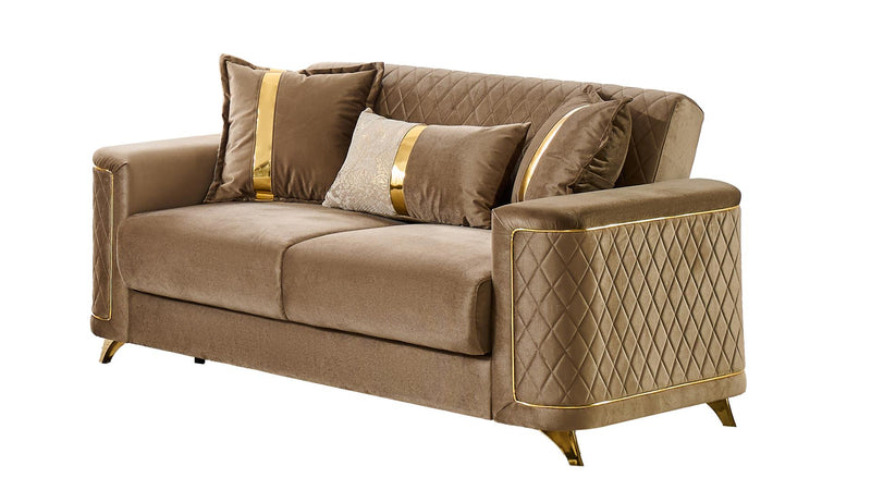 Lisa Loveseat Copper - Lisa Loveseat Copper
