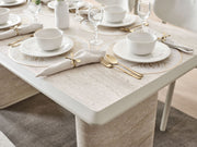 Liva Diningroom (Consol With Mirror & Dining Table & 6 Dining Chair) - 200-ALT-LIV-DT-6-SET