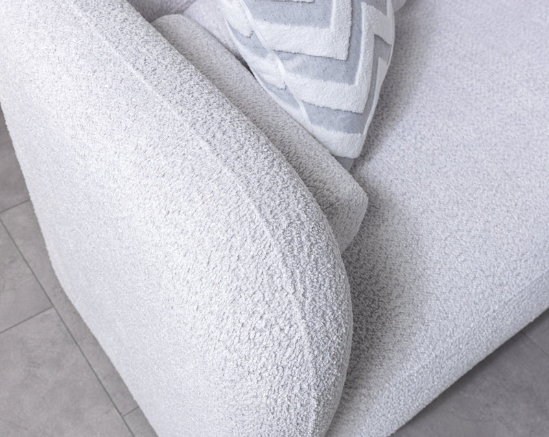 Liva Gray Boucle RAF 110" Sectional [ETA: 3/15] - Gate FurnitureSectional