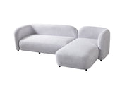 Liva Gray Boucle RAF 110" Sectional [ETA: 3/15] - Gate FurnitureSectional