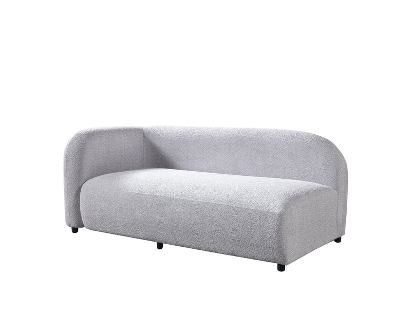 Liva Gray Boucle RAF 110" Sectional [ETA: 3/15] - Gate FurnitureSectional