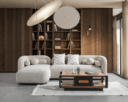 Liva Sand Boucle LAF 110" Sectional [ETA: 3/15] - Gate FurnitureSectional