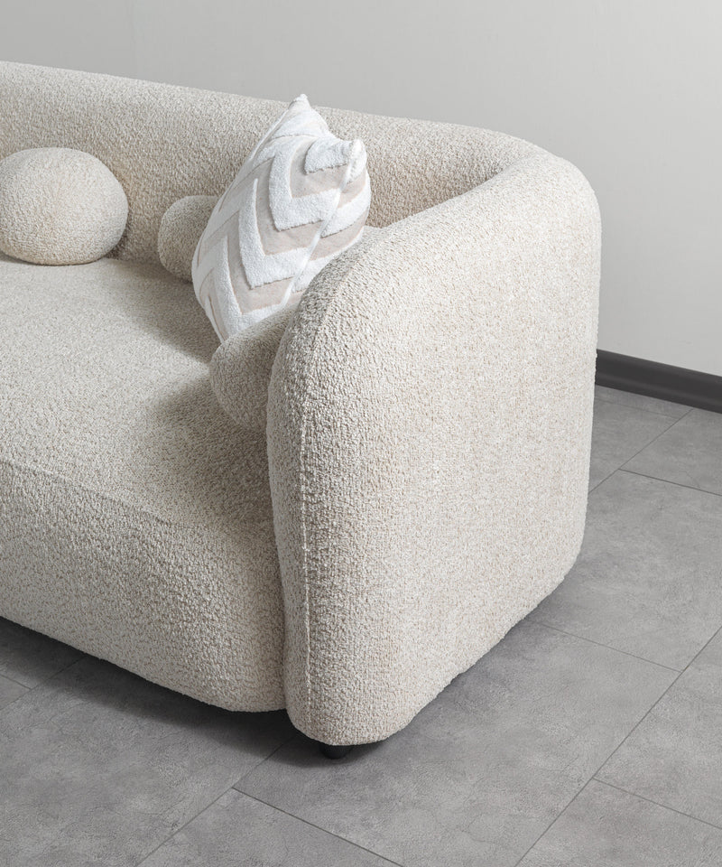 Liva Sand Boucle LAF 110" Sectional [ETA: 3/15] - Gate FurnitureSectional