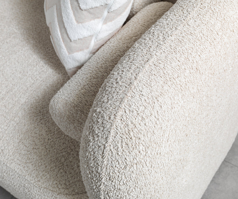 Liva Sand Boucle LAF 110" Sectional [ETA: 3/15] - Gate FurnitureSectional