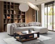 Liva Sand Boucle RAF 110" Sectional [ETA: 3/15] - Gate FurnitureSectional