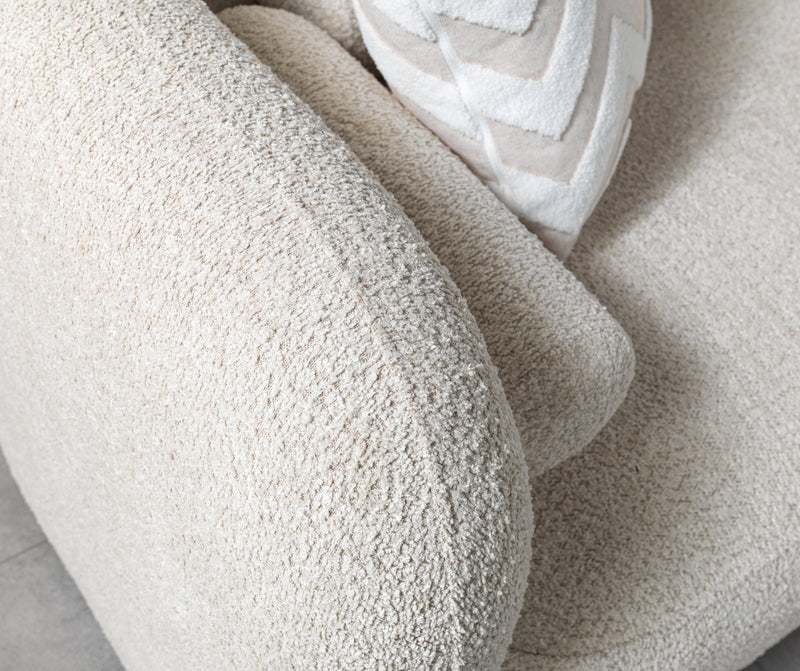 Liva Sand Boucle RAF 110" Sectional [ETA: 3/15] - Gate FurnitureSectional