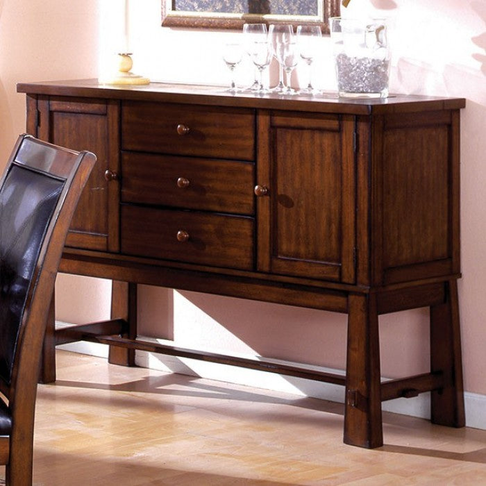 Living Stone Tobacco Oak Dining Table - CM3590T