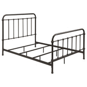 Livingston Metal Full Open Frame Bed Dark Bronze - 300399F