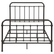 Livingston Metal Full Open Frame Bed Dark Bronze - 300399F