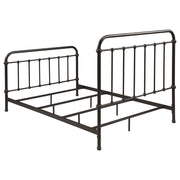 Livingston Metal Full Open Frame Bed Dark Bronze - 300399F