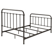 Livingston Metal Full Open Frame Bed Dark Bronze - 300399F