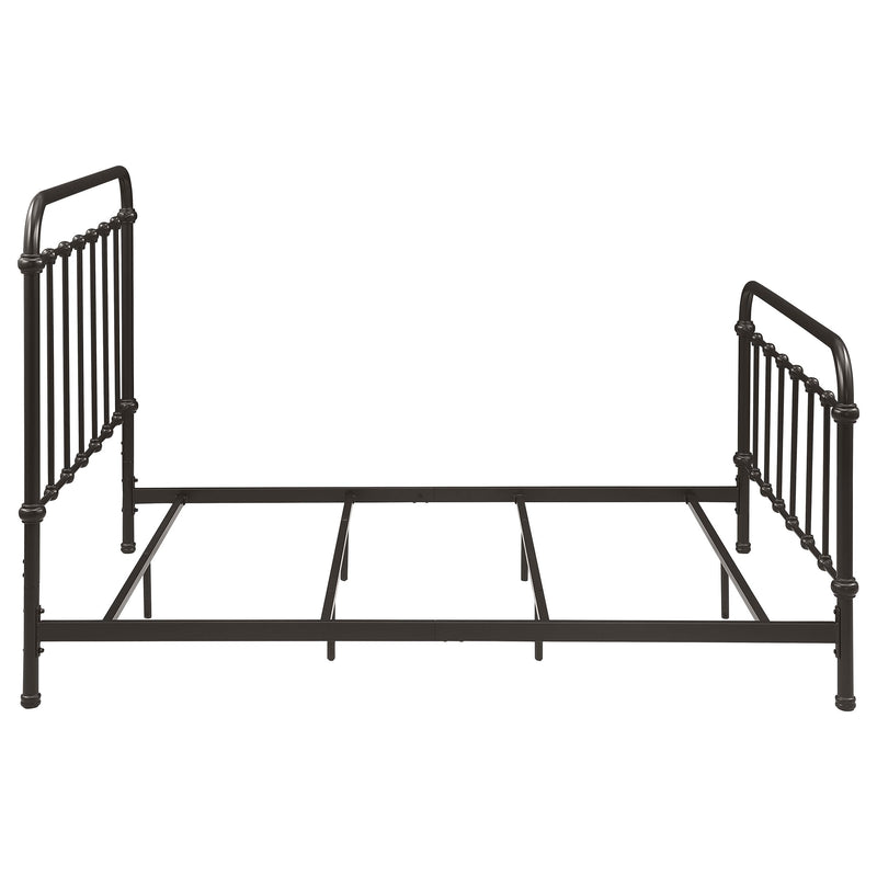 Livingston Metal Full Open Frame Bed Dark Bronze - 300399F