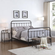 Livingston Metal Queen Open Frame Bed Dark Bronze - 300399Q