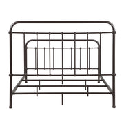 Livingston Metal Queen Open Frame Bed Dark Bronze - 300399Q
