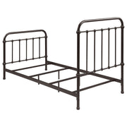 Livingston Metal Twin Open Frame Bed Dark Bronze - 300399T
