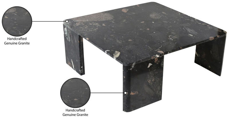 Livorno Granite Coffee Table in Stone - 99007Pebble-CT