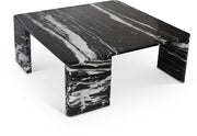 Livorno Marble Coffee Table in Black - 99007Black-CT