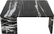 Livorno Marble Coffee Table in Black - 99007Black-CT