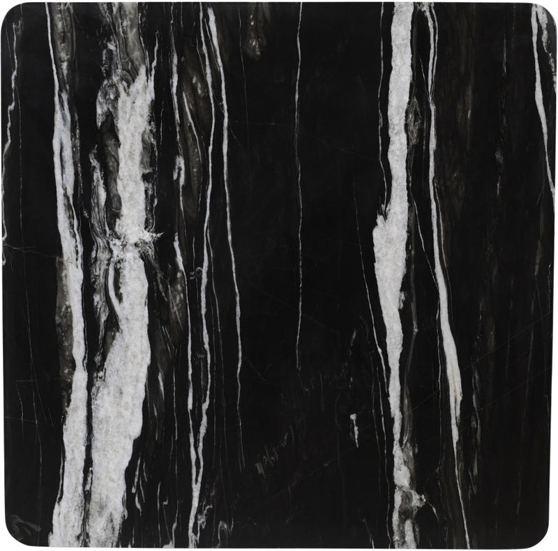 Livorno Marble Coffee Table in Black - 99007Black-CT