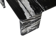 Livorno Marble Coffee Table in Black - 99007Black-CT
