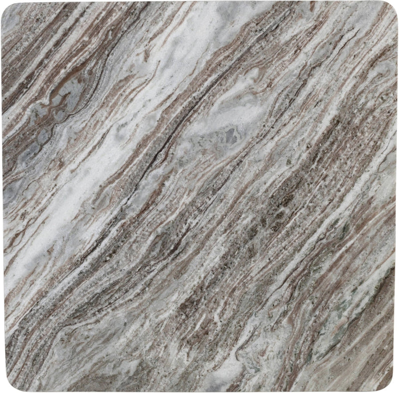Livorno Marble Coffee Table in Brown - 99007Brown-CT
