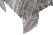 Livorno Marble Coffee Table in Brown - 99007Brown-CT