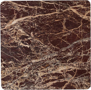 Livorno Marble Coffee Table in Burgundy - 99007Cherry-CT